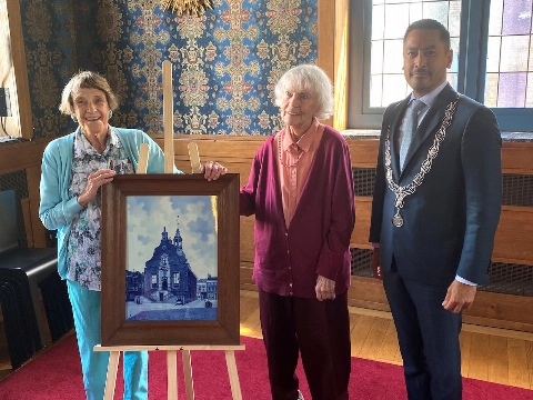 De kleindochters van de burgemeester...